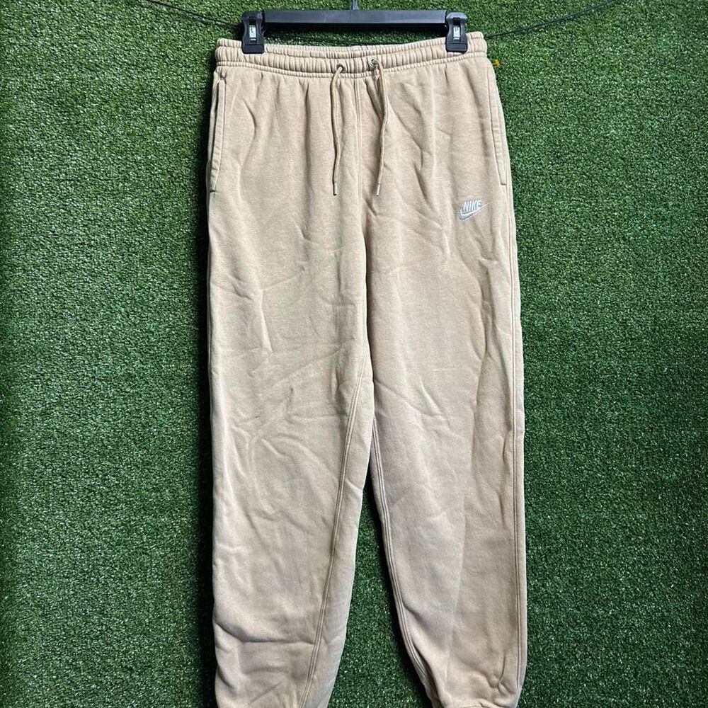 Nike Men's Tan and Cream Joggers-tracksuits